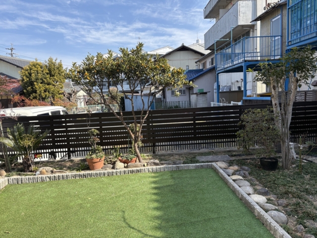 【目隠しフェンス】　三協アルミ　レジリアYK3型　H800（ダークブロンズ）