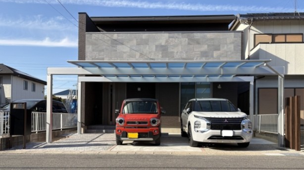 尾張旭市　一条工務店　新築外構工事