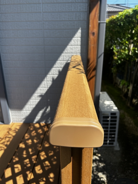 尾張旭市　木製デッキ解体処分　ウッドデッキ工事　三協ｳﾞｨﾗｳｯﾄﾞ　テラス屋根独立　三協レボリューD