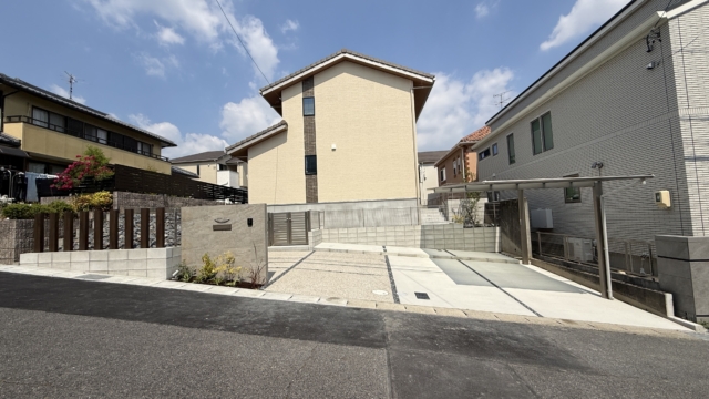 尾張旭市　アールプランナー　新築外構工事