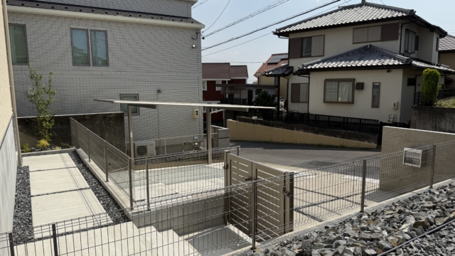 尾張旭市　アールプランナー　新築外構工事