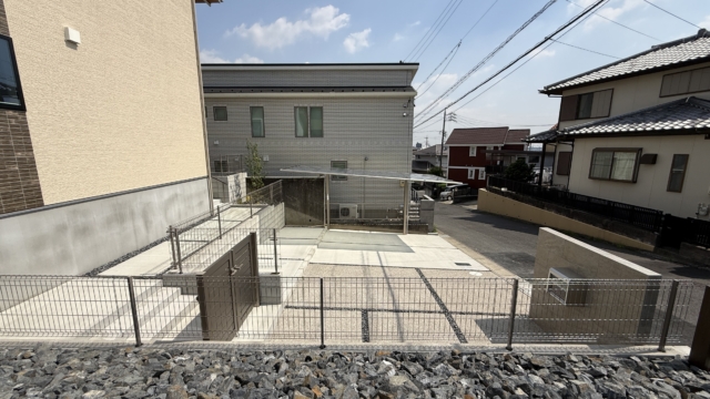 尾張旭市　アールプランナー　新築外構工事