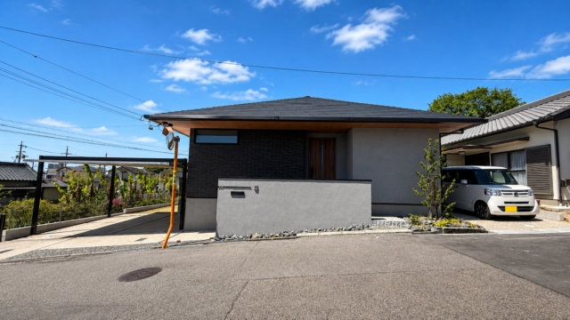 尾張旭市　平屋　住友林業　新築外構工事