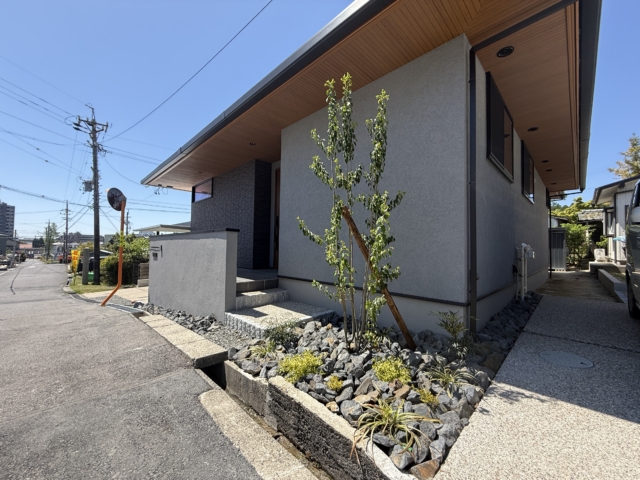 尾張旭市　平屋　住友林業　新築外構工事